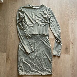 Meshki Sage Corset Dress